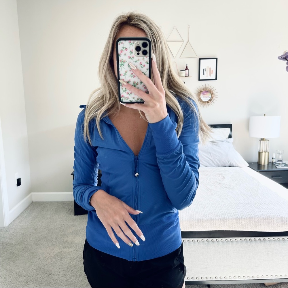 Lululemon Blue Zip Up Jacket